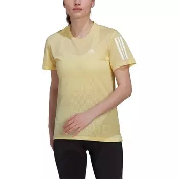 Футболка с коротким рукавом adidas Own The Run Cooler, желтый