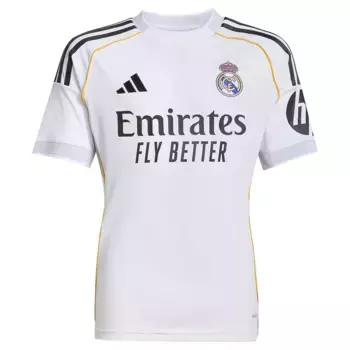 Футболка с коротким рукавом adidas Real Madrid 25/26 home junior, белый