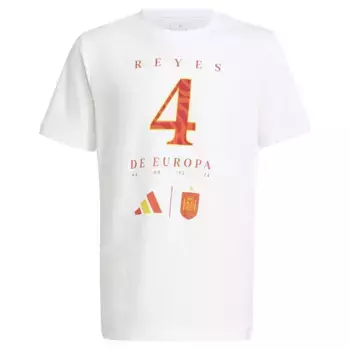 Футболка с коротким рукавом adidas Spain Euro Winner 24, белый