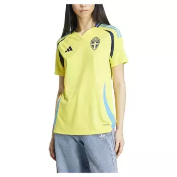 Футболка с коротким рукавом adidas Sweden 23/24 home Woman, желтый