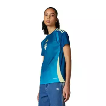 Футболка с коротким рукавом adidas Sweden 24/25 Away Woman, синий