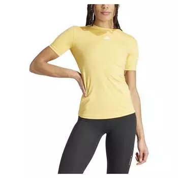 Футболка с коротким рукавом adidas Techfit Training, желтый