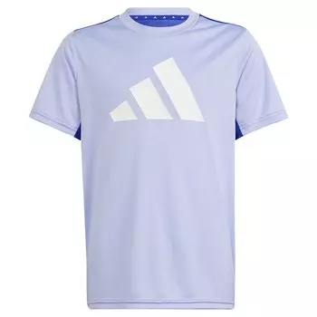 Футболка с коротким рукавом adidas Train Essentials Logo, фиолетовый