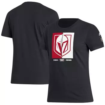 Футболка с коротким рукавом adidas Vegas Golden Knights, черный