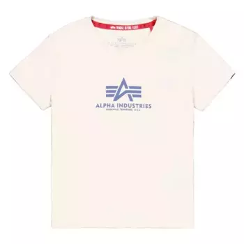 Футболка с коротким рукавом Alpha Industries New Basic, белый