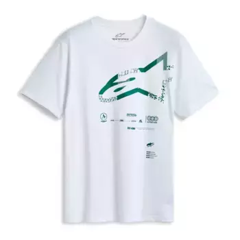 Футболка с коротким рукавом Alpinestars Geografica CSF, белый