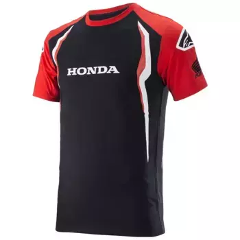 Футболка с коротким рукавом Alpinestars Honda, черный