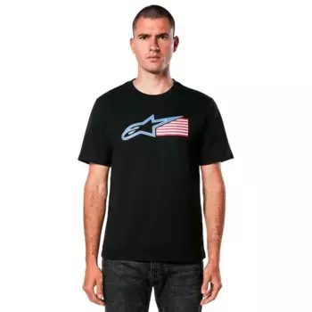 Футболка с коротким рукавом Alpinestars Racing USA CSF, черный