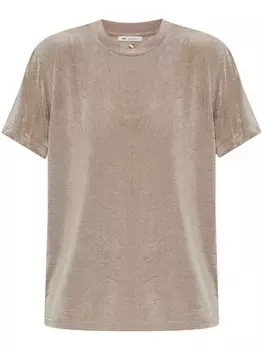 Футболка с коротким рукавом AMI Paris, нейтральный