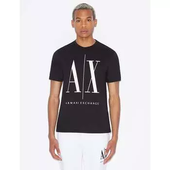 Футболка с коротким рукавом Armani Exchange 8NZTPA, черный