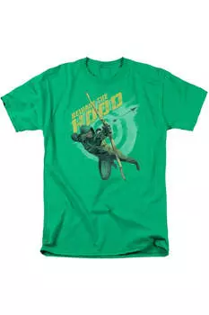 Футболка с коротким рукавом Arrow Beware для взрослых Gildan, цвет kelly green