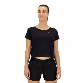 Футболка с коротким рукавом Asics Race Crop, черный