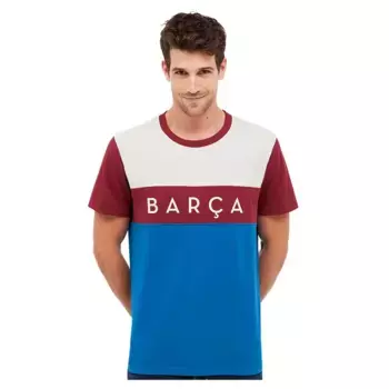 Футболка с коротким рукавом Bara FC Barcelona Color Block, синий