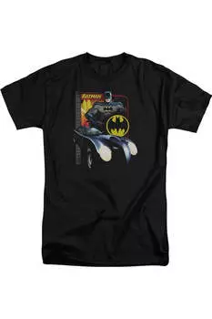 Футболка с коротким рукавом Batman Bat Racing для взрослых Gildan, черный