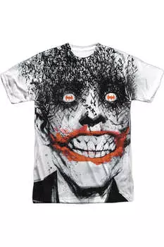 Футболка с коротким рукавом Batman Bats On The Brain для взрослых из полиэстера Gildan, белый