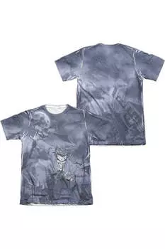 Футболка с коротким рукавом Batman Catch The Joker (принт спереди/сзади) для взрослых 65/35 поли/хлопок Gildan, белый