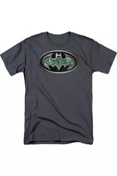 Футболка с коротким рукавом Batman Circuitry Shield для взрослых Gildan, цвет charcoal