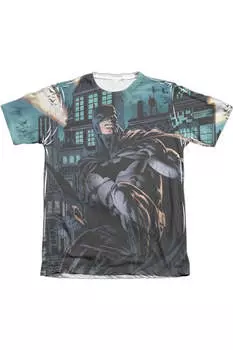 Футболка с коротким рукавом Batman Coming For You для взрослых из полиэстера/хлопка Gildan, белый