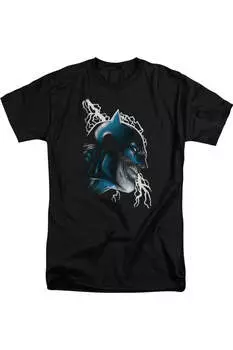 Футболка с коротким рукавом Batman Crazy Grin для взрослых Gildan, черный