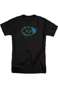 Футболка с коротким рукавом Batman Eyes In The Darkness для взрослых Gildan, черный