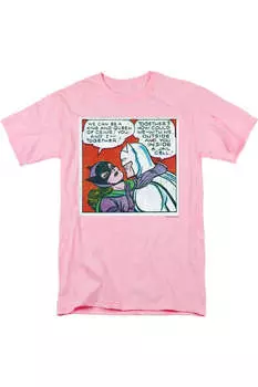 Футболка с коротким рукавом Batman Jail Cell для взрослых Gildan, розовый