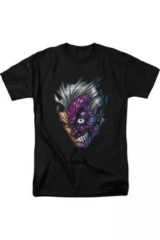 Футболка с коротким рукавом Batman Just Face для взрослых Gildan, черный