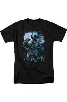 Футболка с коротким рукавом Batman Moonlight Bat для взрослых Gildan, черный