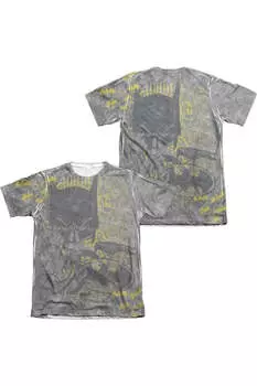 Футболка с коротким рукавом Batman Nevermore (принт спереди/сзади) для взрослых, 65/35 поли/хлопок Gildan, белый