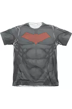 Футболка с коротким рукавом Batman Red Hood Style 2 для взрослых из полиэстера/хлопка Gildan