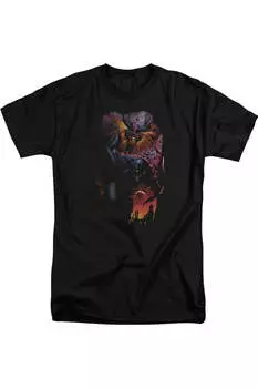 Футболка с коротким рукавом Batman & Robin #1 для взрослых Gildan, черный