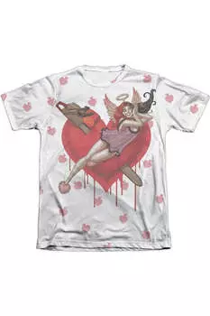 Футболка с коротким рукавом Batman Vroom Gildan, белый