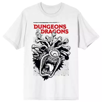 Футболка с коротким рукавом BIOWORLD Dungeons & Dragons, белый