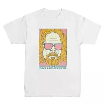 Футболка с коротким рукавом BIOWORLD The Big Lebowski, белый