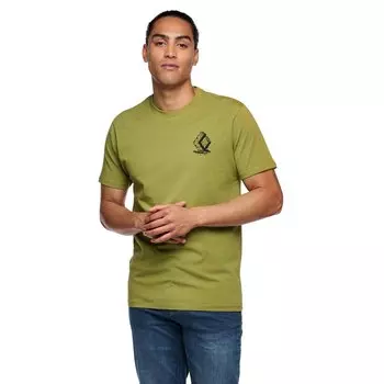 Футболка с коротким рукавом Black Diamond Boulder, зеленый