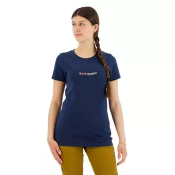 Футболка с коротким рукавом Black Diamond Heritage Wordmark, синий