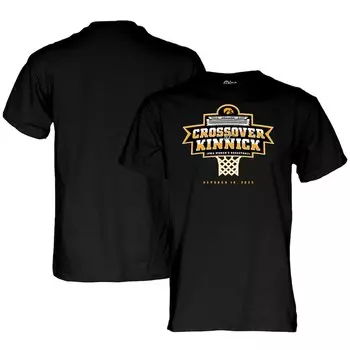 Футболка с коротким рукавом Blue 84 Iowa Hawkeyes, черный