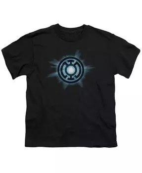 Футболка с коротким рукавом Blue Glow для мальчиков Green Lantern, черный