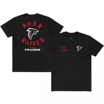 Футболка с коротким рукавом Born x Raised Atlanta Falcons, черный