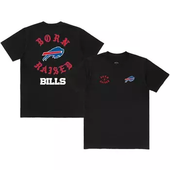Футболка с коротким рукавом Born x Raised Buffalo Bills, черный
