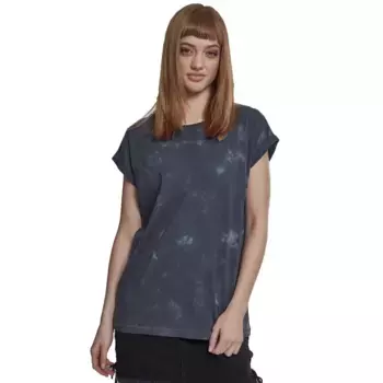 Футболка с коротким рукавом Build Your Brand Batik Dye Extended Shoulder, серый