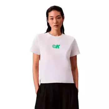 Футболка с коротким рукавом Calvin Klein Jeans Standard Logo Archive, белый