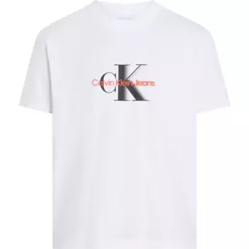 Футболка с коротким рукавом Calvin Klein Jeans Monologo Shift, белый