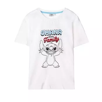 Футболка с коротким рукавом Cerda Group Stitch, белый