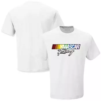 Футболка с коротким рукавом Checkered Flag Sports Nascar Merchandise, белый