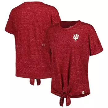 Футболка с коротким рукавом Colosseum Indiana Hoosiers, малиновый