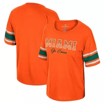Футболка с коротким рукавом Colosseum Miami Hurricanes, оранжевый