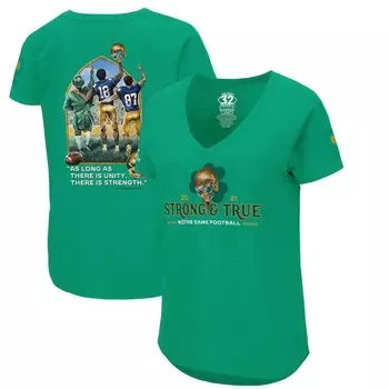 Футболка с коротким рукавом Colosseum Notre Dame Fighting Irish, зеленый