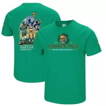 Футболка с коротким рукавом Colosseum Notre Dame Fighting Irish, зеленый