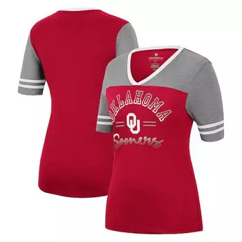 Футболка с коротким рукавом Colosseum Oklahoma Sooners, серый