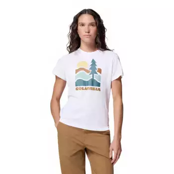 Футболка с коротким рукавом Columbia Ruby Springs Graphic Fitted, белый